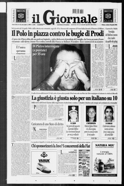 Il giornale : quotidiano del mattino